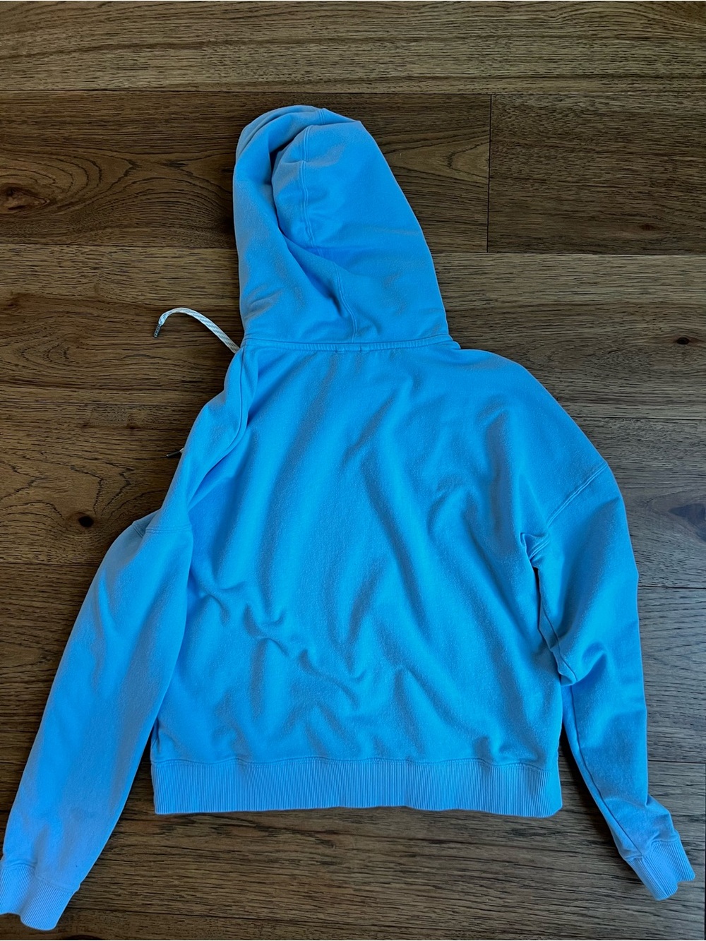 Vuori Light Blue Pullover Hoodie with Drawcord - Picture 3 of 5